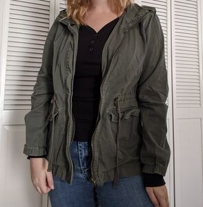 Olive Green Utility Jacket
